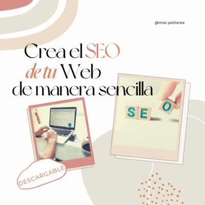 Pack De Seo Web Para Optimizar El Seo De Tu Web De Manera Fácil Y Sencilla Tu Misma Por Mar Pallares