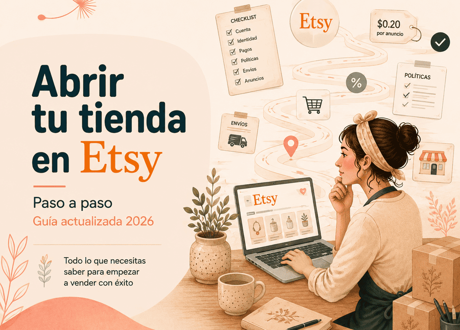 ¡Abrir tu tienda Etsy es fàcil! Tutorial paso a paso