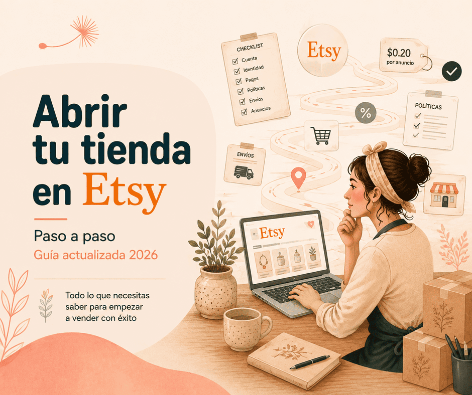 Abrir tu tienda Etsy es fàcil Tutorial paso a paso